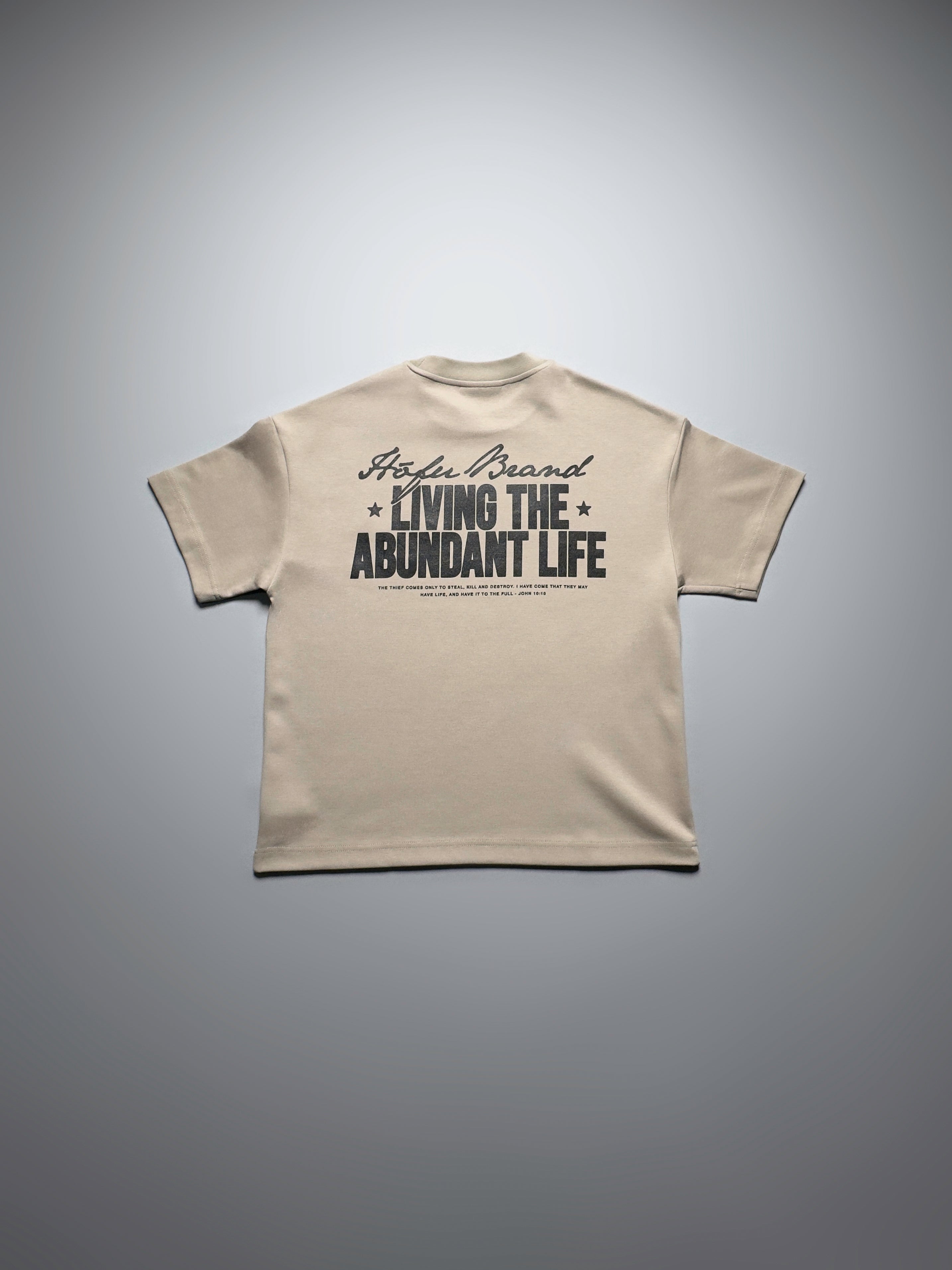 LIVING THE ABUNDANT LIFE HEAVYWEIGHT TEE