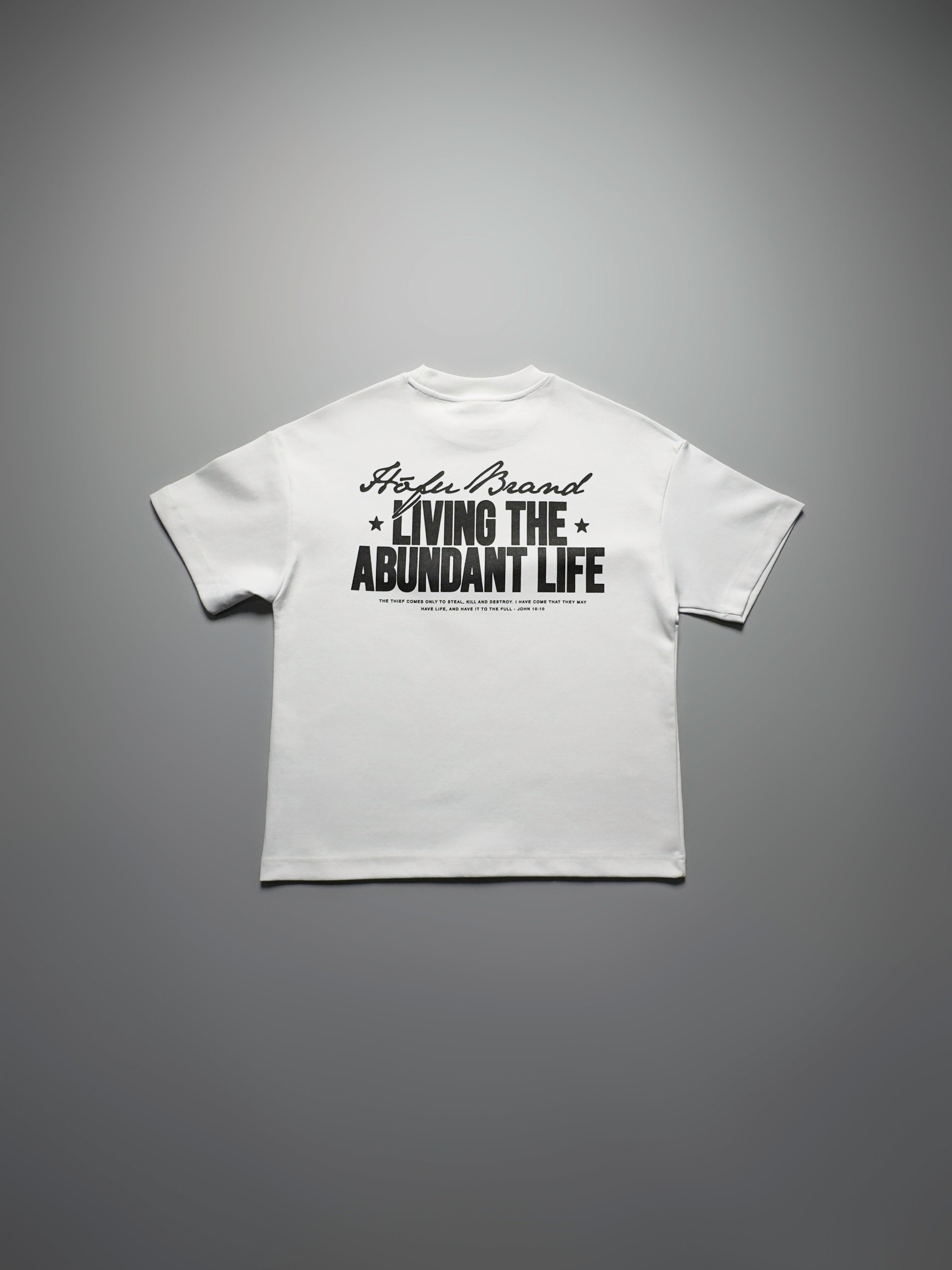 LIVING THE ABUNDANT LIFE HEAVYWEIGHT TEE